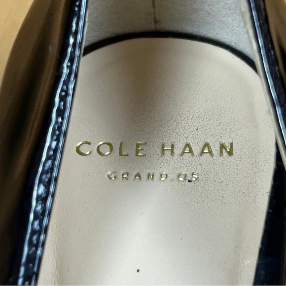 Cole Haan Women’s Black Patent Leather Pointed-Toe Heels - Picture 8 of 11